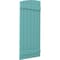 Ekena Millwork Americraft 6-Board (2 Batten) Wood Joined Board-n-Batten Shutters w/Ellipt Top, ARW101BE621X77PTH, PR ARW101BE621X77PTH - alternate 5